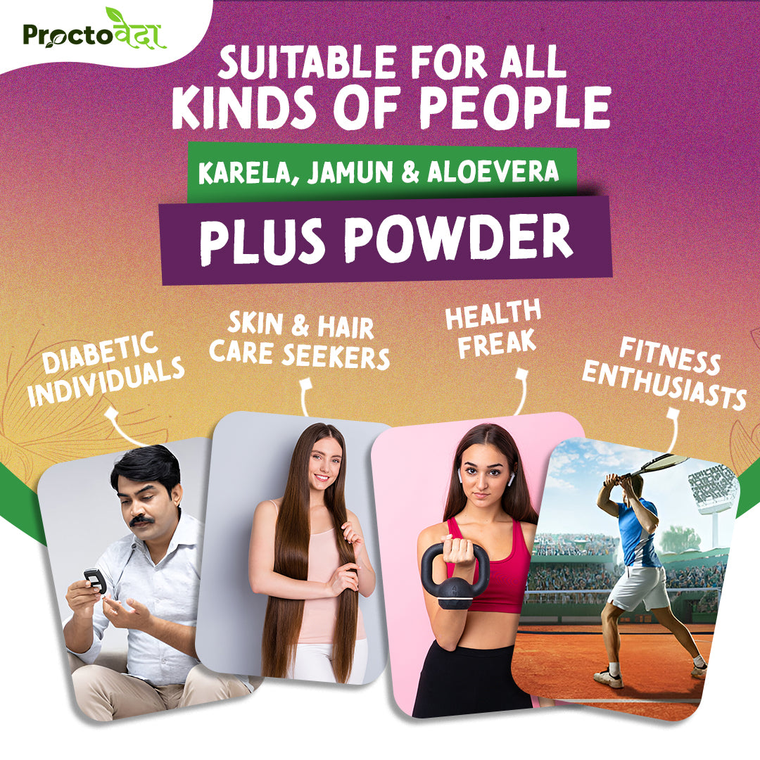 Karela, Jamun & Aloe Vera - Anti Diabetes and Digestive Powder