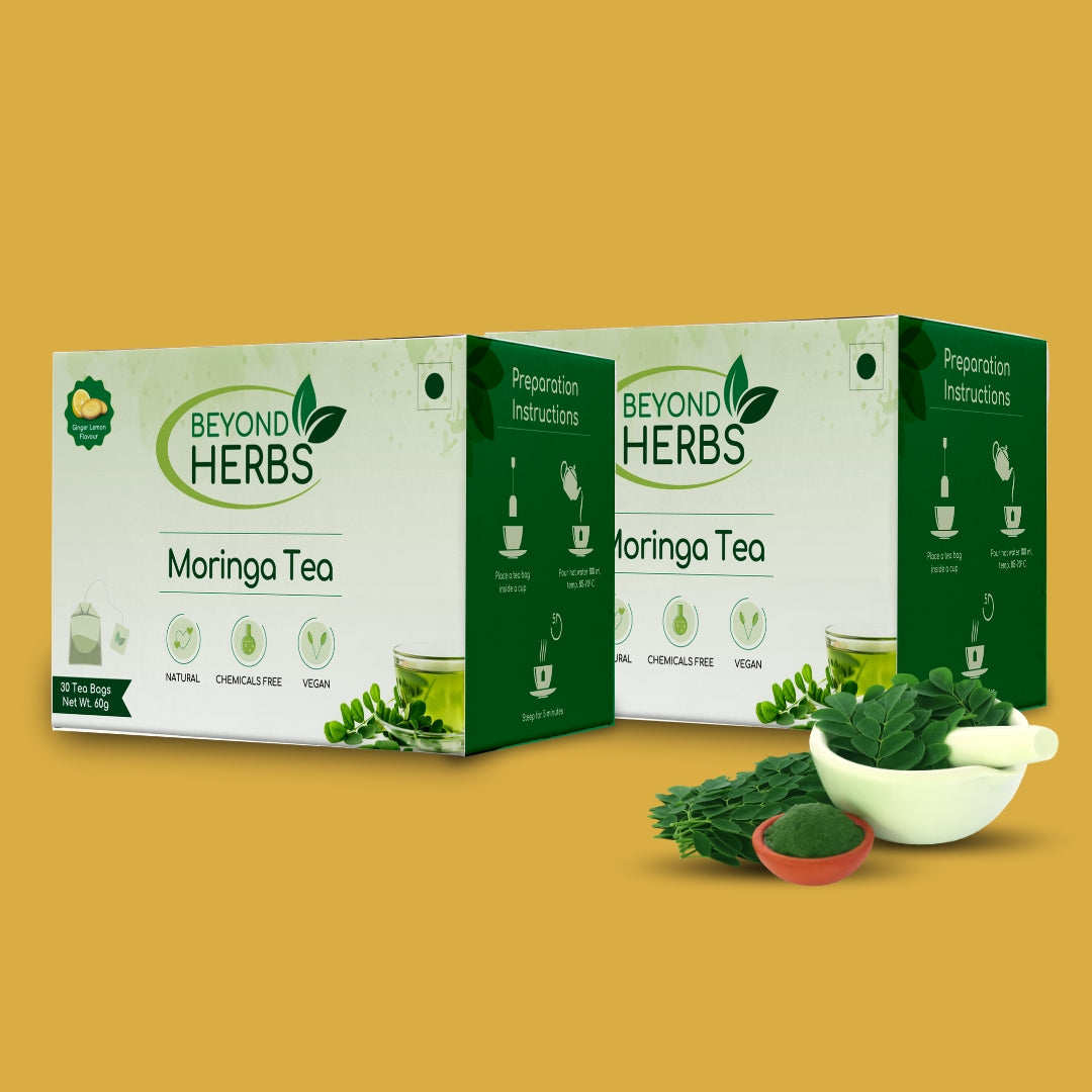 Beyond Herbs 100% Ayurvedic Moringa Green Tea