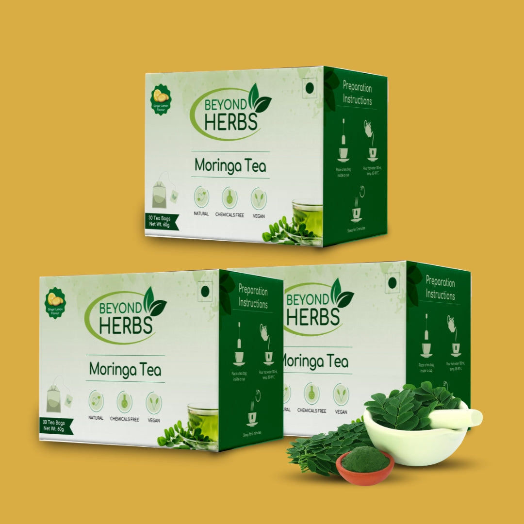 Beyond Herbs 100% Ayurvedic Moringa Green Tea