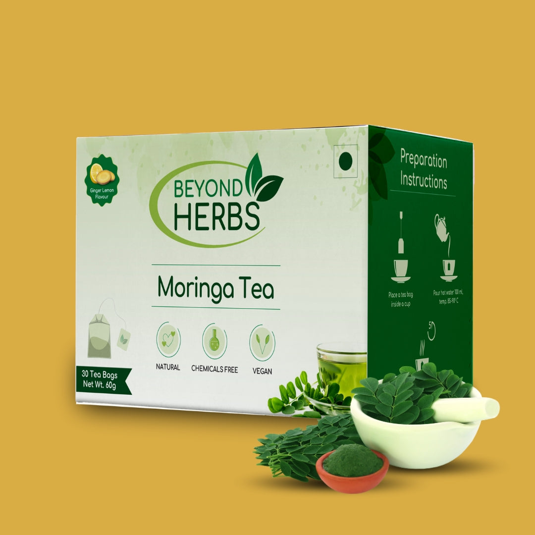 Beyond Herbs 100% Ayurvedic Moringa Green Tea