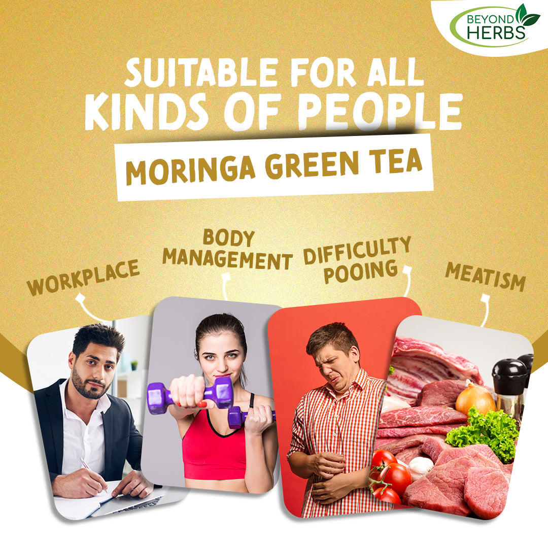 Beyond Herbs 100% Ayurvedic Moringa Green Tea
