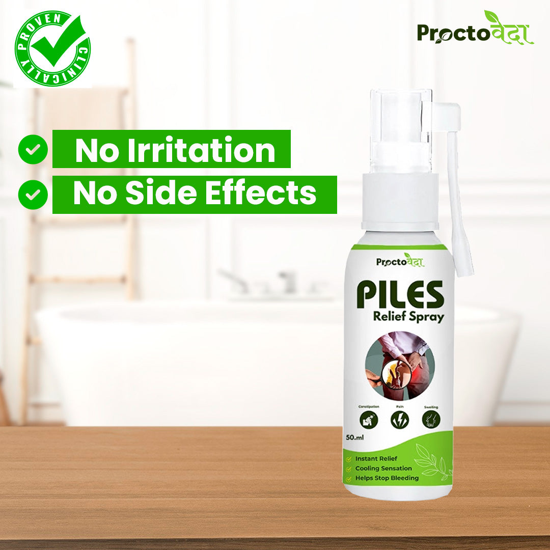 Proctoveda 100% Ayurvedic Piles Relief Spray - Instant Relief