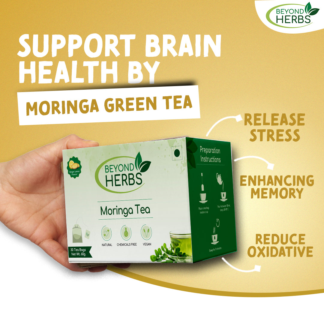 Beyond Herbs 100% Ayurvedic Moringa Green Tea