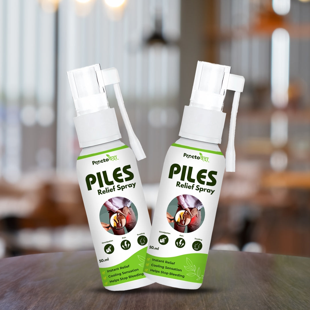 Proctoveda 100% Ayurvedic Piles Relief Spray - Instant Relief