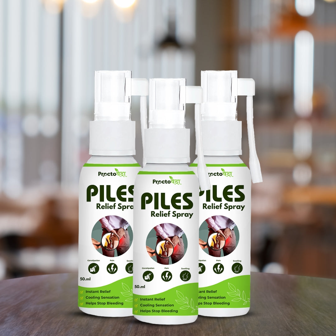 Proctoveda 100% Ayurvedic Piles Relief Spray - Instant Relief