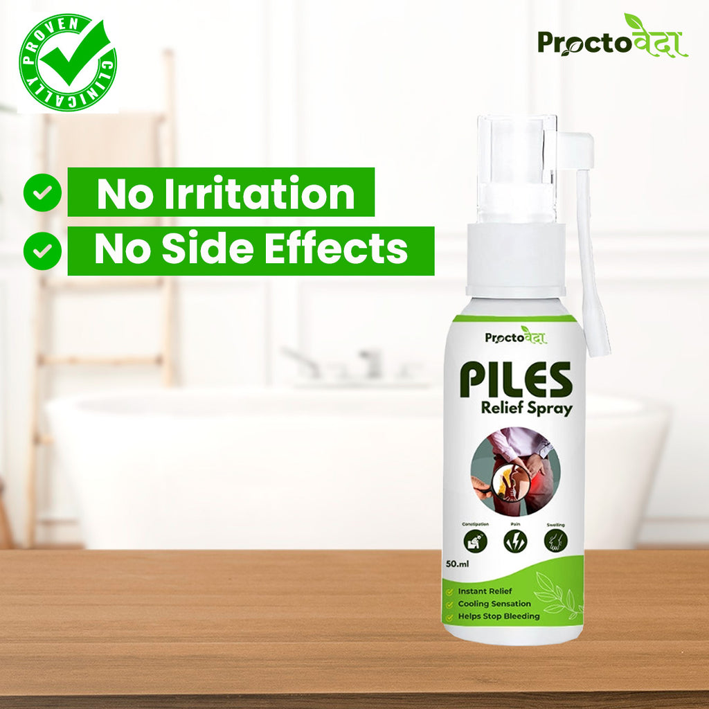 Proctoveda 100% Ayurvedic Piles Relief Spray - Instant Relief